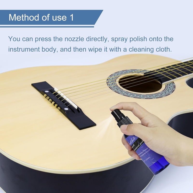 Danchet Guitar Cleaner-Polish 60ml-Body and Fretboard Maintenance Cleaner, Polish-Musical Instruments polish-Instrument Accessories - Image 3